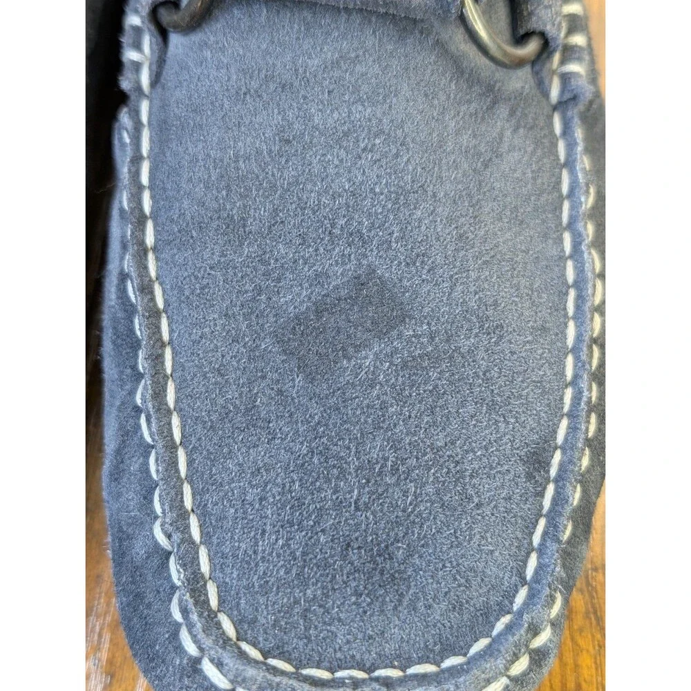 ALDO Men Suede Bit Loafers 11 Blue Driving Shoes Moccasins Slip On Carey Carey